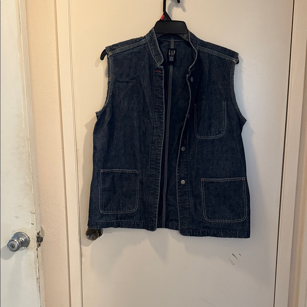 GAP Dark Blue Denim Vest